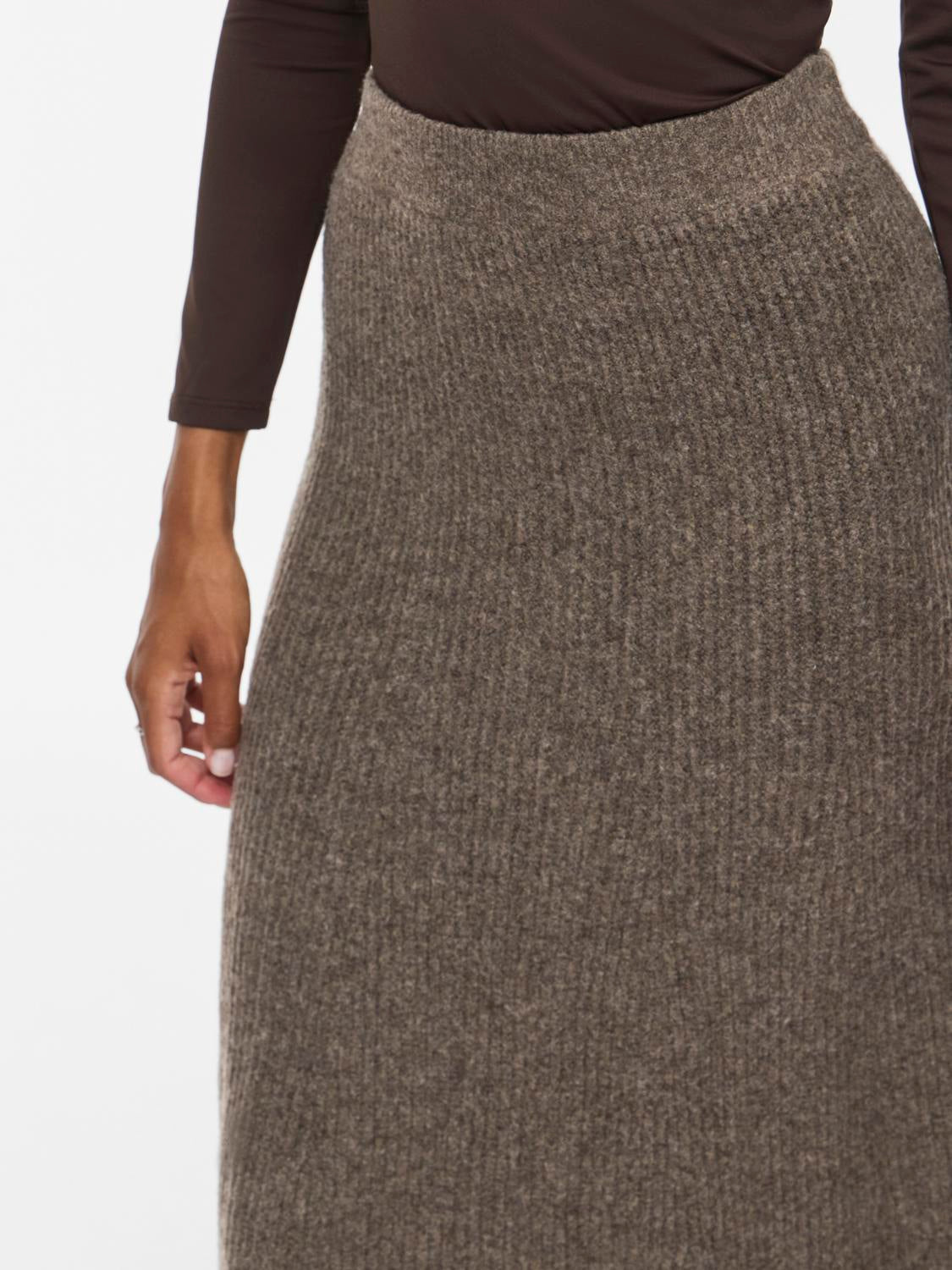 VIKACHEL Midi Skirt - Falcon - VERO MODA & VILA Bergvik